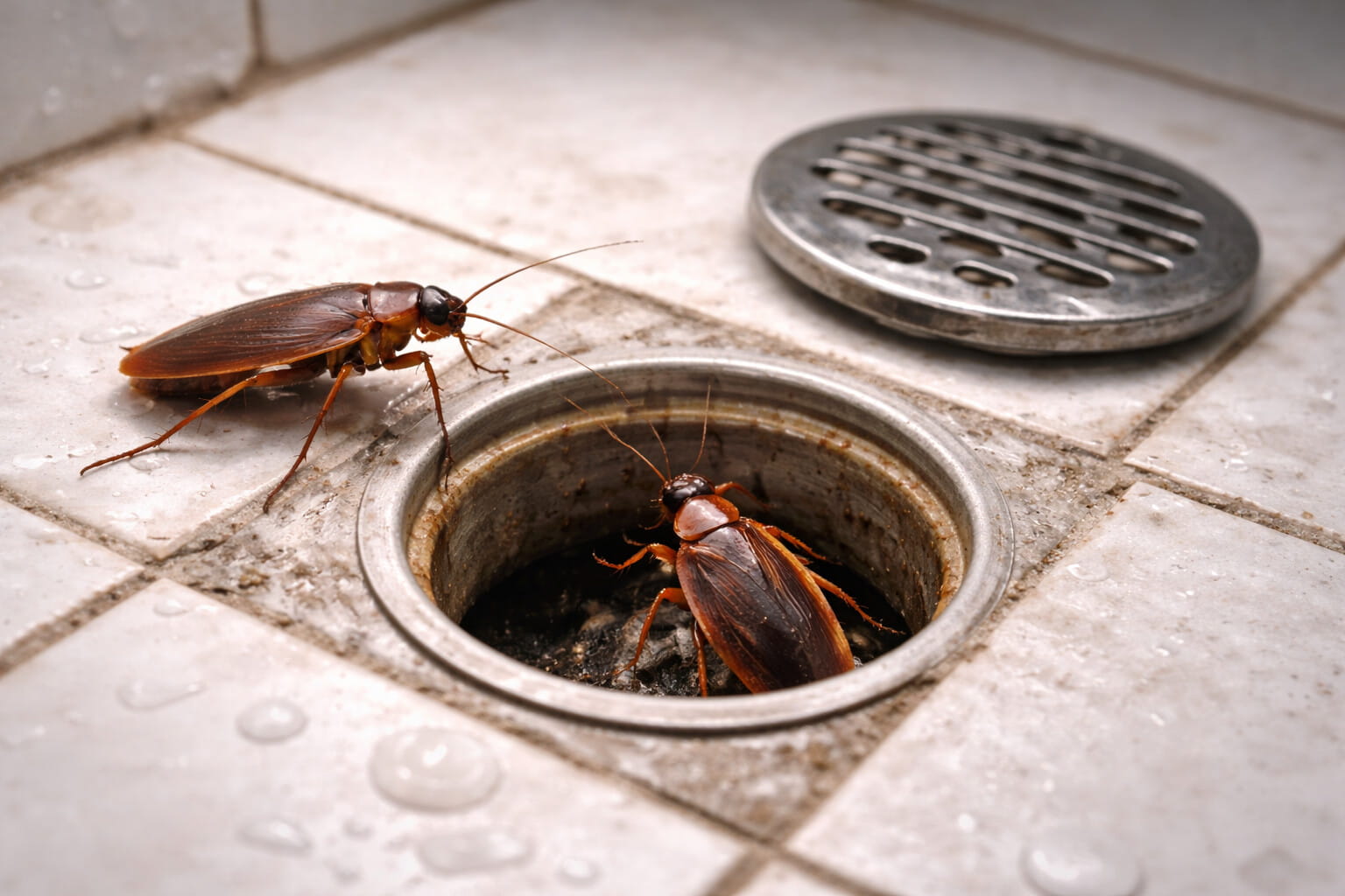 Έντομα σε αποχετεύσεις και φρεάτια